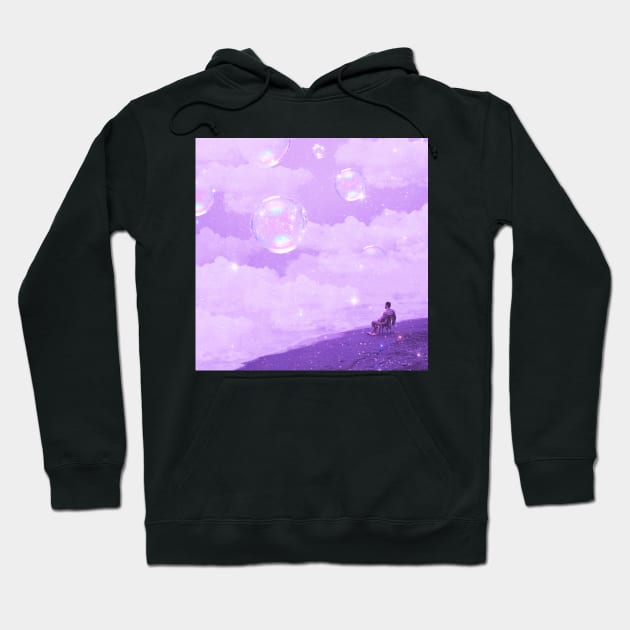 Magical Bubble Sky Hoodie by RiddhiShah